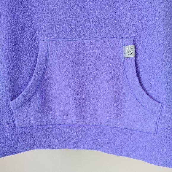 Victoria's Secret Fleece Hoodie Purple Size Small - Picture 8 of 15